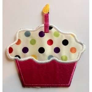  Lovely Colourful Cupcake patch Arts, Crafts & Sewing