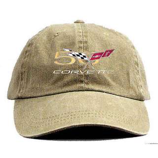 2003 Corvette 50th Anniversary Khaki Hat  