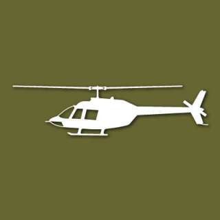 Bell 206B Jet Ranger Helicopter Vinyl Sticker VSB206BS  