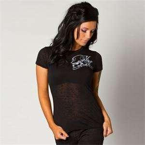  Metal Mulisha Womens Eulogy T Shirt   Medium/Black 