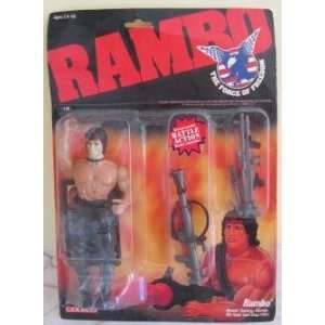    1986 COLECO RAMBO ACTION FIGURE FORCE OF FREEDOM: Toys & Games
