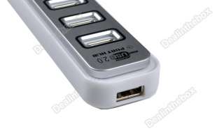 Port USB 2.0 High Speed HUB ON / OFF Sharing Switch For Laptop PC 