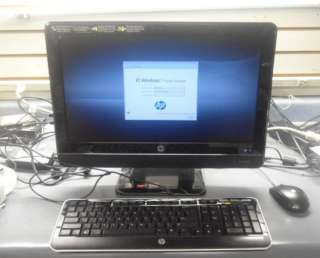 HP Omni 100 5050 20 LCD All in one Deaktop PC Dual core 1.8 3GB 500GB 