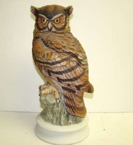 The Great Horned Owl by Andrea 12 inches tall  