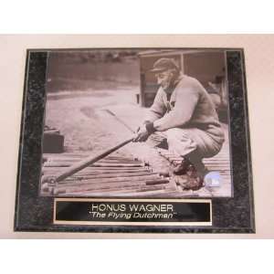  Honus Wagner Pittsburgh Pirates Engraved Collector Plaque 