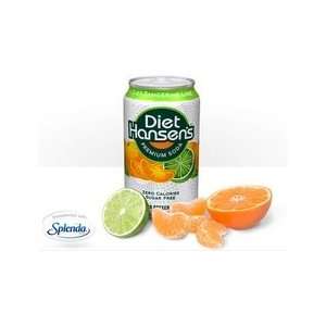   Diet Tangerine Lime Soda (3x8x12 Oz) By HansenS: Health & Personal