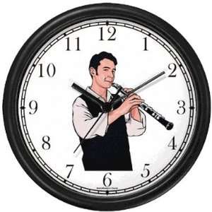  Oboe Player or Oboist Classical Musician   Wall Clock by 