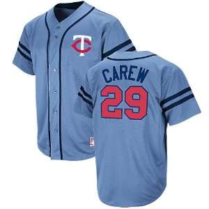 Majestic Rod Carew Cooperstown Heater Baseball Jersey 