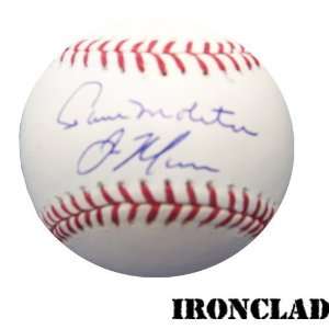  Joe Mauer Autographed Ball  Dual Signed Molitor Sports 