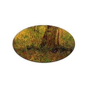  Undergrowth 2 By Vincent Van Gogh Oval Sticker: Everything 