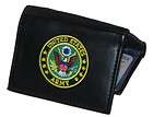US United States Army Genuine Leather Black Wallet