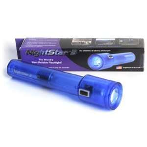  Nightstar3 Shake LED Flashlight (Translucent Blue Body 