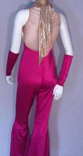 THE PARTY Lycra/Lame Jumpsuit Dance Costume Adult S  