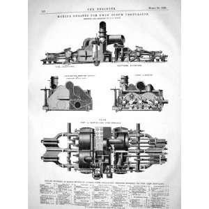  Engineering 1865 Marine Engines Twin Screw Propulsion 