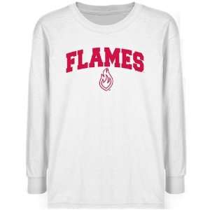  UIC Flames Youth White Logo Arch T shirt    Sports 