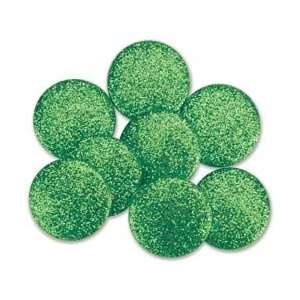  Jesse James Dress It Up Big Glitter Dots 8/Pkg Emerald Green 