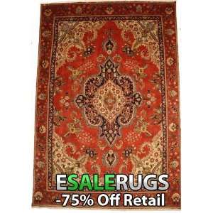  10 9 x 7 7 Tabriz Hand Knotted Persian rug: Home 