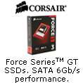 Force series GT SSDs, SATA 6Gb/s performance