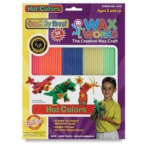  Creativity Street Wax Works   Wax Works, Hot Colors Set of 