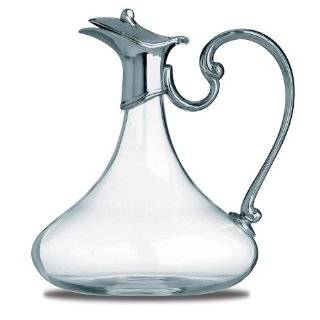   Pw230067 Merlot Wine Decanter for Young Red Wine Glass and Pewter