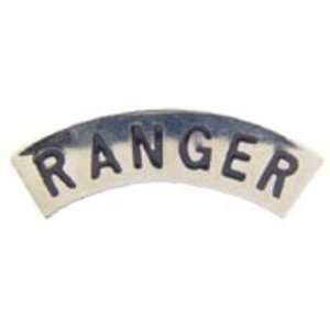  U.S. Army Ranger Pin Silver Plated 1 5/16 Arts, Crafts 