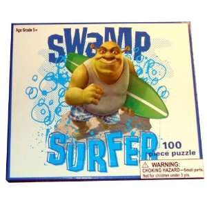  Shrek Puzzle 100 Piece Puzzle Shrek the Swamp Surfer Dude 
