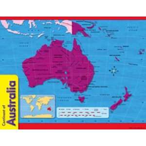   TREND ENTERPRISES INC. CHART CONTINENT OF AUSTRALIA 