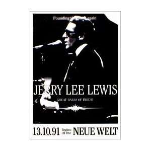 JERRY LEE LEWIS Great Balls of Fire Tour   Germany 13th October 1991 