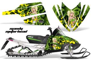 AMR SLED STICKER DECAL WRAP KIT M8 M7 ARCTIC CAT M SERIES CROSSFIRE 