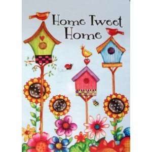  Home Tweet Home Large Garden Flag (28X40): Patio, Lawn 