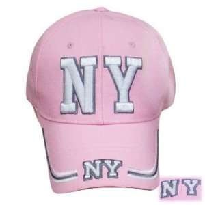  NEW YORK CITY NYC PINK LADY NY CAP HAT EMBROIDERED ADJ 