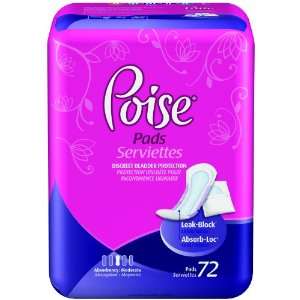  Poise Moderate Pads, Poise Pad Mod Absorb, (1 CASE, 288 