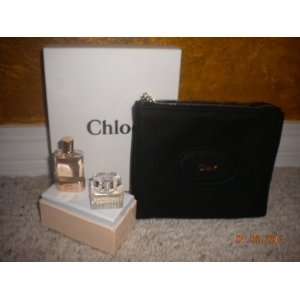   Chloe Pouch with Chloe EDP Mini & Chloe Love EDP Gift Set Cosmetic Bag