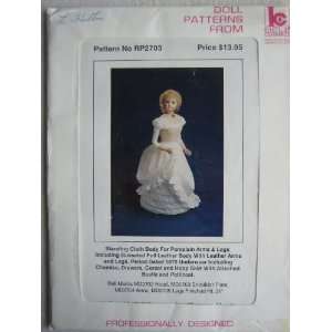 Bell Ceramics Doll Pattern RP2703   Standing Cloth Body for Porcelain 