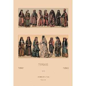  Traditional Turkish Women 12x18 Giclee on canvas: Home 