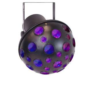  Brand New Chauvet Orb Triple Color LED Rotating Mushroom 