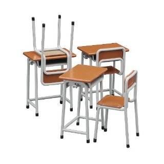 62001 1/12 School Desk & Chair