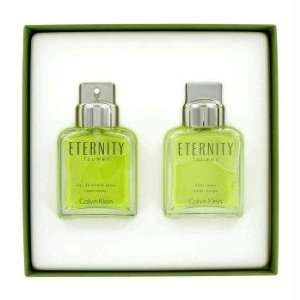  ETERNITY by Calvin Klein Gift Set    3.4 oz Eau De 