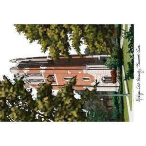  Michigan State Beaumont Tower Poster Print