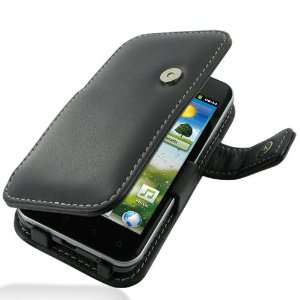   Leather Case for Huawei Honor U8860   Book Type (Black): Electronics