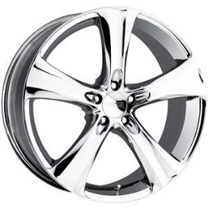 Boss 328 18x8 Chrome Wheel / Rim 5x100 with a 40mm Offset and a 72.64 