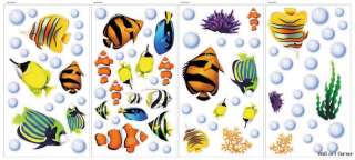 CC Under the Sea Tropical Fish & Coral Reef Sea World Wall Art Sticker 