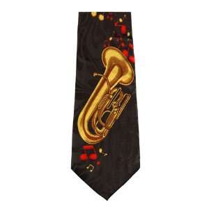  Tuba & Music Tie Musical Instruments