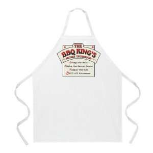  BBQ King Recipe Apron in Natural: Home & Kitchen