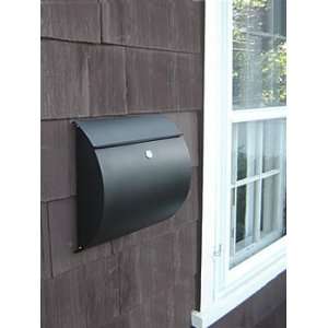  Spira Unique Wall Mount Mailbox   Black