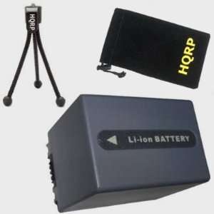 HQRP Extended Li Ion Battery Replacement compatible with Sony NP FP30 