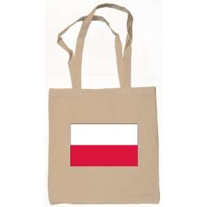  Poland Polish Flag Tote Bag Natural 