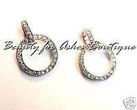 BEAUTY FOR ASHES DESIGNER *COUTURE EARRINGS* CUBIC Zs