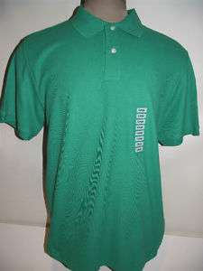 NWT Mens JOHN ASHFORD SS Green Polo Golf Shirt L  