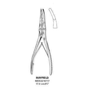 Bone Rongeurs, Mayfield   Double action, curved tip, 6 3/4, 17 cm   1 